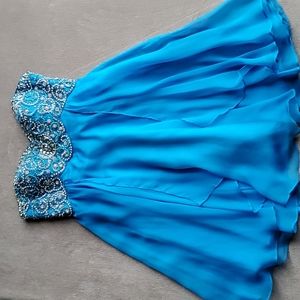 Sherri Hill Blue Cocktail Dress 👗